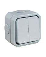 PowerBreaker IP66 Weatherproof 2 Gang 2 Way Switch 