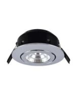 Greenbrook VCT4KPC Lighting Fire-Rated Tilt Dimmable LED 4000K Downlight Polished Chrome