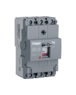 Hager HDA040Z 40A 18kA 3 Pole 3D Fixed Thermal, Fixed Magnetic MCCB h3 x160