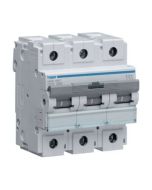 Hager HMD390T 100A 15kA 3 Pole D Curve 4.5 Module MCB