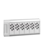 Hager KLMB6W Klik 7 Marshalling Box 6 Way 7P Single Supply Wire In/Plug Out 16A