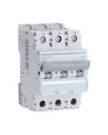 Hager NBN350A 50A 10kA/15kA 3 Pole B Curve 3 Module MCB