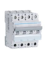 Hager NBN463A 63A 10kA/15kA 4 Pole B Curve 4 Module MCB