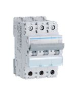 Hager NCN301A 1A 10kA/15kA 3 Pole C Curve 3 Module MCB