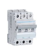 Hager NCN302A 2A 10kA/15kA 3 Pole C Curve 3 Module MCB