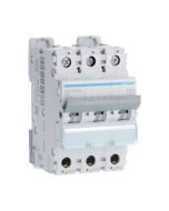 Hager NCN304A 4A 10kA/15kA 3 Pole C Curve 3 Module MCB