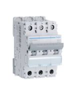 Hager NCN350A 50A 10kA/15kA 3 Pole C Curve 3 Module MCB