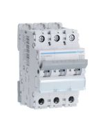 Hager NCN363A 63A 10kA/15kA 3 Pole C Curve 3 Module MCB