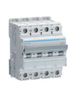 Hager NCN403A 3A 10kA/15kA 4 Pole C Curve 4 Module MCB