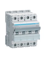Hager NCN404A 4A 10kA/15kA 4 Pole C Curve 4 Module MCB