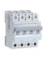Hager NCN410A 10A 10kA/15kA 4 Pole C Curve 4 Module MCB
