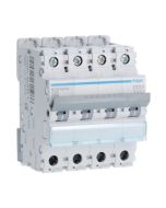 Hager NCN420A 20A 10kA/15kA 4 Pole C Curve 4 Module MCB