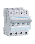 Hager NCN450A 50A 10kA/15kA 4 Pole C Curve 4 Module MCB
