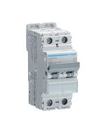 Hager NDN200A 0.5A 10kA/15kA 2 Pole D Curve 2 Module MCB