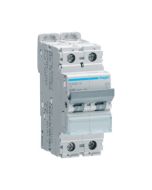 Hager NDN201A 1A 10kA/15kA 2 Pole D Curve 2 Module MCB