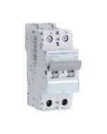 Hager NDN210A 10A 10kA/15kA 2 Pole D Curve 2 Module MCB