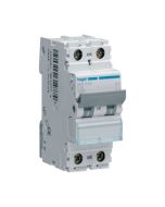 Hager NDN216A 16A 10kA/15kA 2 Pole D Curve 2 Module MCB