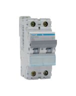 Hager NDN220A 20A 10kA/15kA 2 Pole D Curve 2 Module MCB