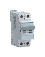 Hager NDN232A 32A 10kA/15kA 2 Pole D Curve 2 Module MCB