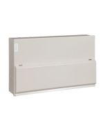 Hager VML018 18 Module DIN Rail Enclosure White Steel