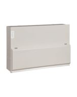 Hager VML110RK 10 Way Main Switch Consumer Unit 100A c/w Round Knockouts