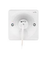 Hager WMCS3PI Sollysta 10A Ceiling Switch TP Marked Isolator White