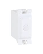 Hager WMGSD1T Sollysta Grid Switch 1 Gang Dimmer Trailing Edge Module c/w White Insert