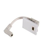 Hager WMMHDMI Sollysta Female Type A HDMI Module White