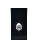 Hager WMMSAT Sollysta 1 Gang Satellite F Type Euro Module White