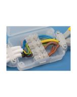 Hellerman Connector Box 109x52x28mm c/w Cable Restraints & Screws