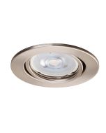 Red Arrow IGS/TSC Ignis Fire Rated GU10 Tilt Downlight Satin Chrome Steel