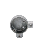 MetPro CL10G Conlok Angle Circular Box 25mm Galvanised Malleable Iron