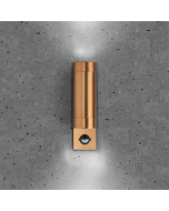 BELL 10418 Luna GU10 LED PIR Fixed Up/Down Wall Light IP44 Copper