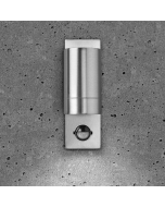 BELL 10451 Luna GU10 LED PIR Fixed Single IP44 Wall Light 316 Stainless Steel