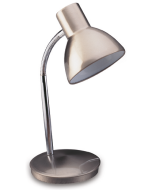 Firstlight 2163BS Harvard E27 Table Lamp 60W Brushed Steel