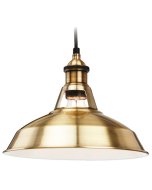 Firstlight 4867AB Albany w/o 1x60W E27 Pendant Max Drop 1240mm 385x210mm Antique Brass