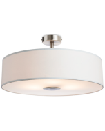 Firstlight 4887CR Madison w/o 3x40W E27 Ceiling Fitting Semi-Flush 450x240mm Cream