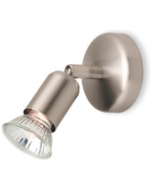 Firstlight 7001BS Runner Wall c/w GU10 Spotlight 50W 240V Brushed Steel
