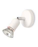 Firstlight 7001WH Runner Wall c/w GU10 Spotlight 50W 240V White