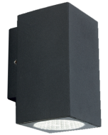 Firstlight 7675GP Dino Single LED 4000K Wall Light 3W 200lm Graphite