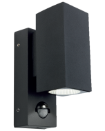 Firstlight 7678GP Dino 2 Light LED c/w PIR 4000K Wall 6W 400lm Graphite