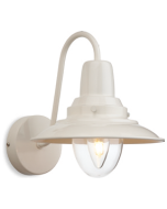 Firstlight 8686CR Fisherman E14 c/w Clear Glass Wall Light 40W Cream