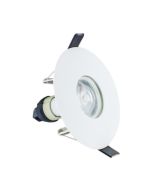 Integral ILDLFR70D015 Evofire Fire Rated Downlight 70-100Mm Cutout IP65 White Round +Gu10 Holder Integral