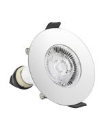 Integral ILDLFR70D017 Evofire Fire Rated Downlight 70Mm Cutout IP65 Polished Chrome Round +Gu10 Holder Integral