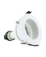 Integral ILDLFR70E001 Evofire Fire Rated Downlight 70Mm Cutout IP65 White Recessed +Gu10 Holder Integral