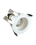 Integral ILDLFR70E003 Evofire Fire Rated Downlight 70Mm Cutout IP65 White Recessed +Gu10 Holder & Insulation Guard Integral