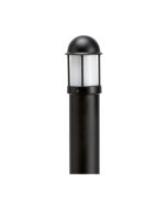 JCC JC39213BLK NiteLED™ IP44 Tall Plain Bollard Unlamped E27 Black