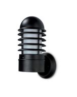 JCC JC39222BLK NiteLED™ Mains IP44 Louvred Wall Light E27 Black