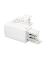 JCC JC88107WH Mainline 3 Circuit Track 'L' Connector Right Side Earth White