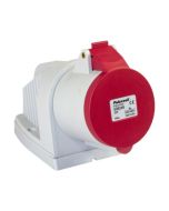 Lewden 508124 topTER 2P+E 16A 110V IP44 Industrial Angled Socket Yellow